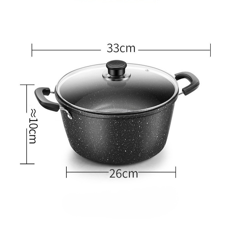 Großer vielseitiger Antihaft-Kochtopf für Zuhause