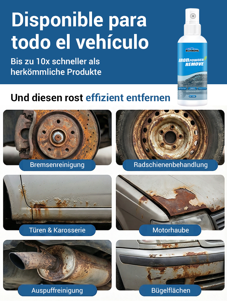 【Rostfrei in 3 Sekunden】🌏Weltweit über eine Million Mal verkauft👍Chemische Zersetzung: 50 Jahre Rostschutz ❤️Ungiftig, geruchlos, pH-neutral, lackschonend und sicher für den Menschen.
