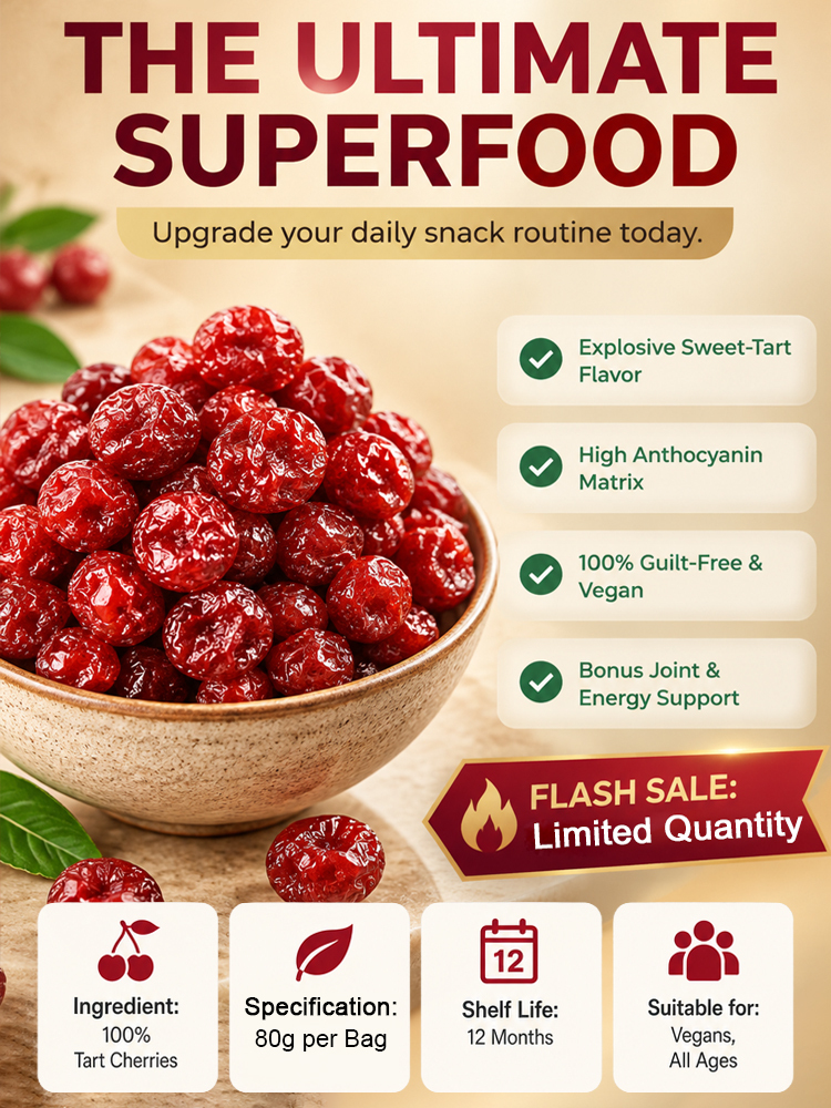 🍒【 TODAY ONLY: Buy 1 Get 1 FREE! 】👉 Premium Montmorency Tart Cherries | Natural Joint Comfort & Mobility