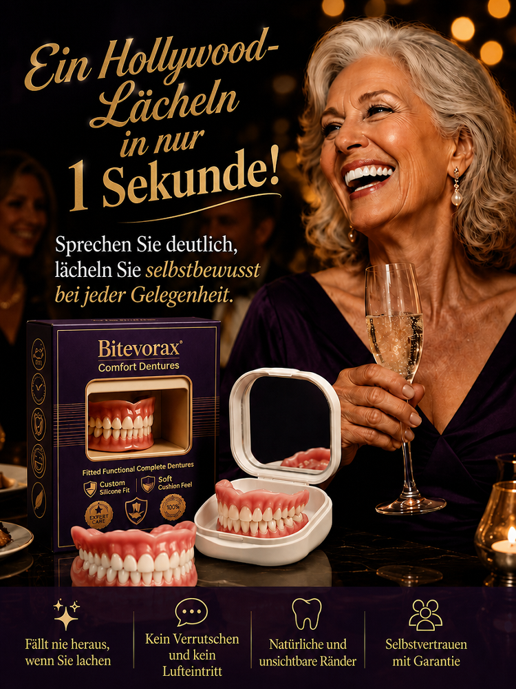 Komplettes Zahnprothese-Set