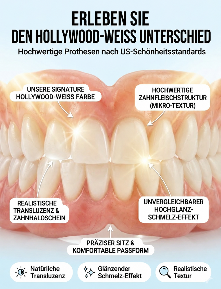 Selbstbewusstes Lächeln wiedergewinnen Zahnprothese
