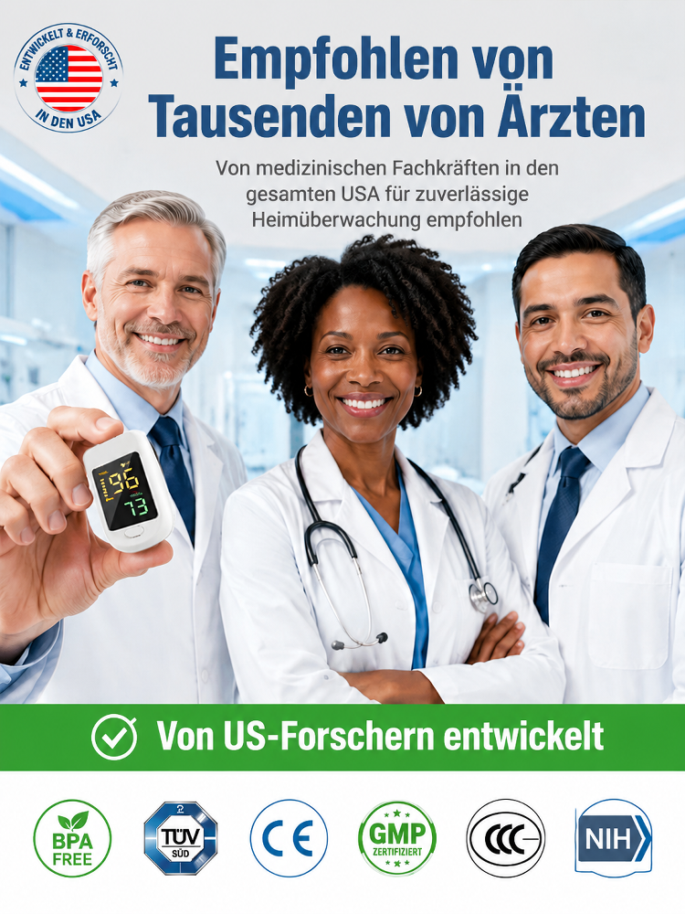Tragbares Zuhause Blut Sauerstoff