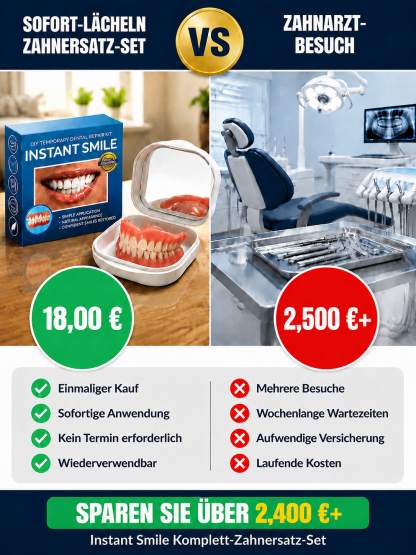 Sofort-Lächeln-Zahnprothese