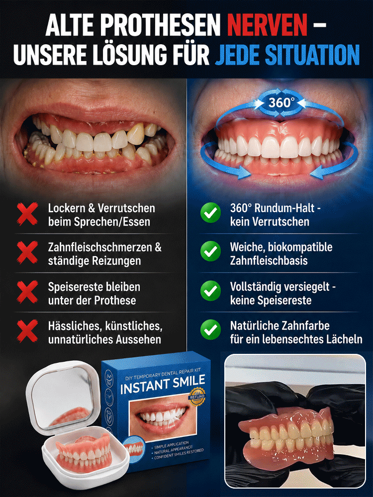 Sofort-Lächeln-Zahnprothese