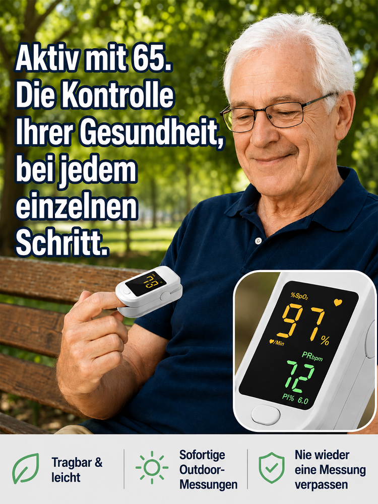 Tragbares Zuhause Blut Sauerstoff
