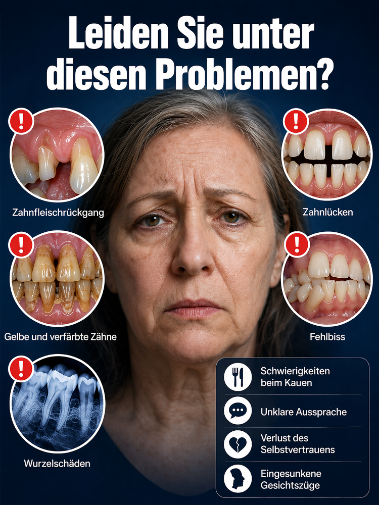 ADA-zertifizierte medizinische Zahnprothese