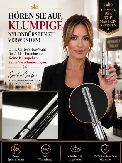 Rollenfaser Langform Haltbare Stahlrohr Mascara