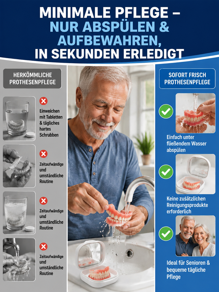 Sofort-Lächeln-Zahnprothese