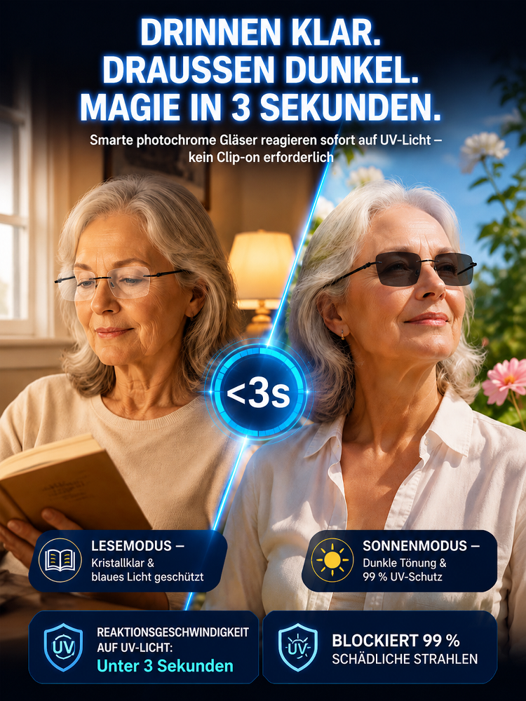 【Empfehlung der American Eye Society】 Blumenbrille gegen blaues Licht