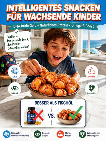 Premium pikant gewürzte Alaska-Jakobsmuscheln | 22g Protein & Keto-freundlich | Kauf 1, erhalte 1 gratis!