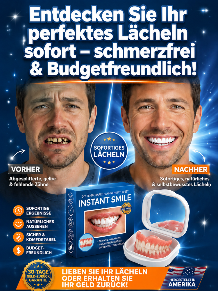 Sofort-Lächeln-Zahnprothese