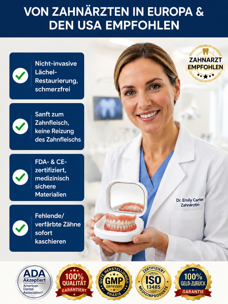 Sofort-Lächeln-Zahnprothese