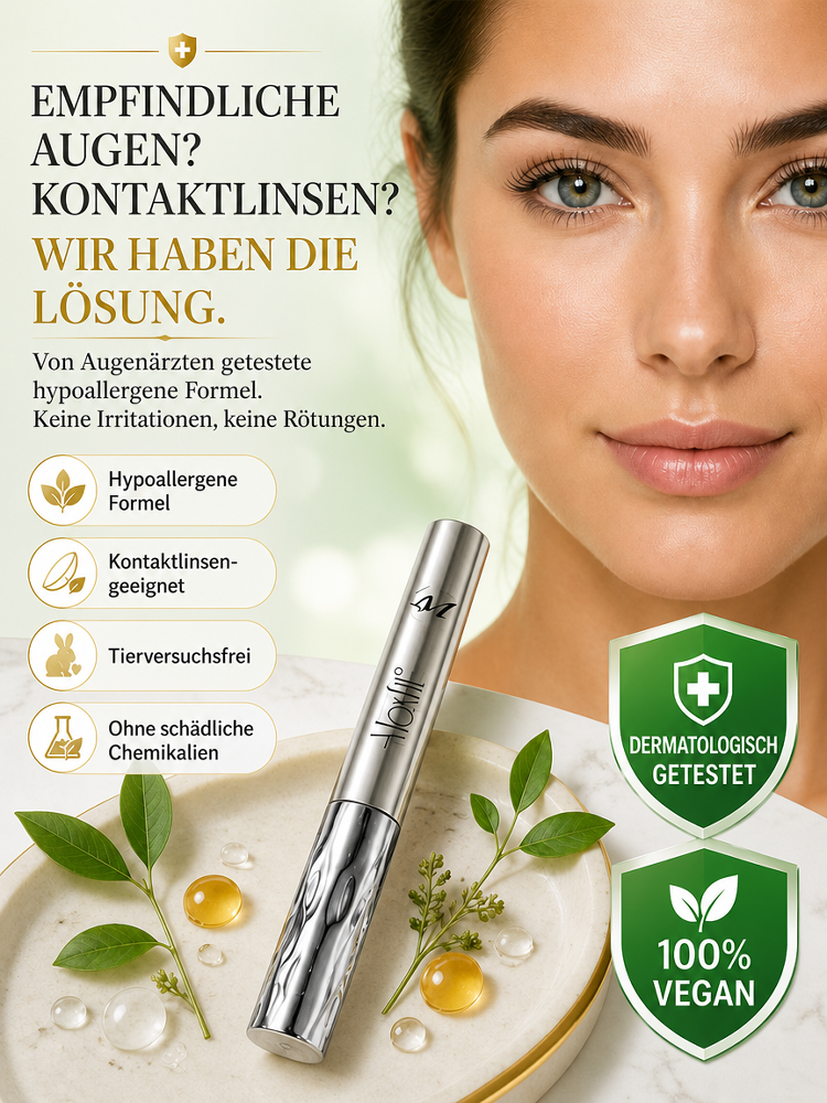 Rollenfaser Langform Haltbare Stahlrohr Mascara