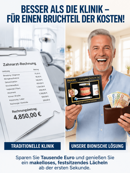 【Von Top-Zahnärzten empfohlen】Komfortabler als echte Zähne ! Ihr makelloses, strahlendes Lächeln