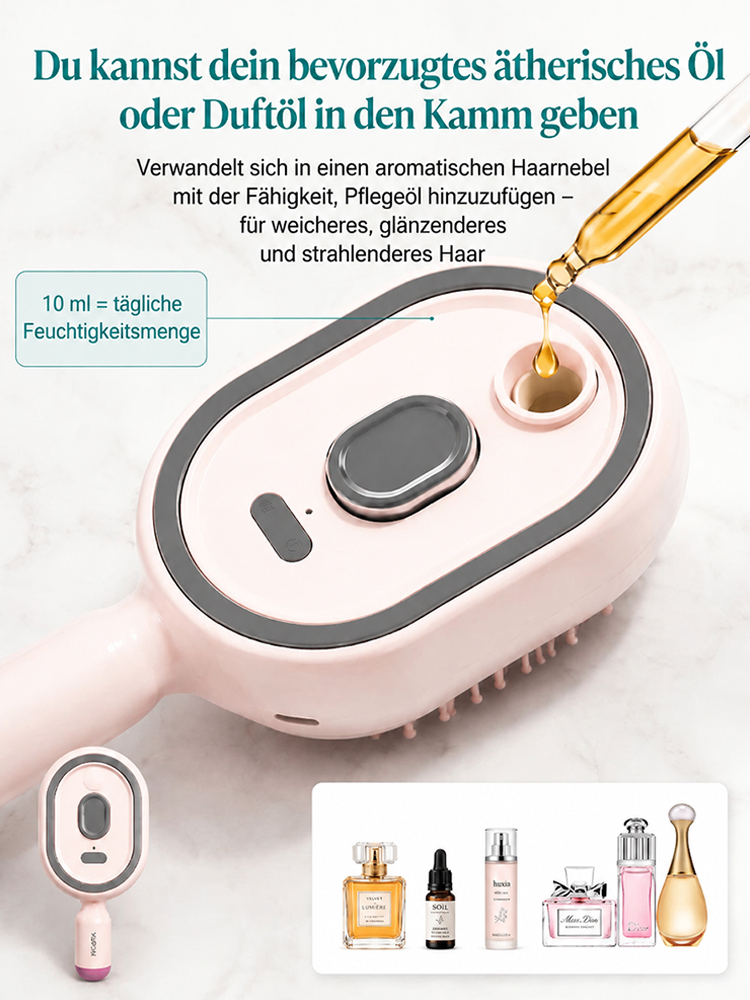 Klier ✨ Dampfhaarbürste | 30s Glättung | Stoppt Haarausfall | Nebel-Pflege ✅