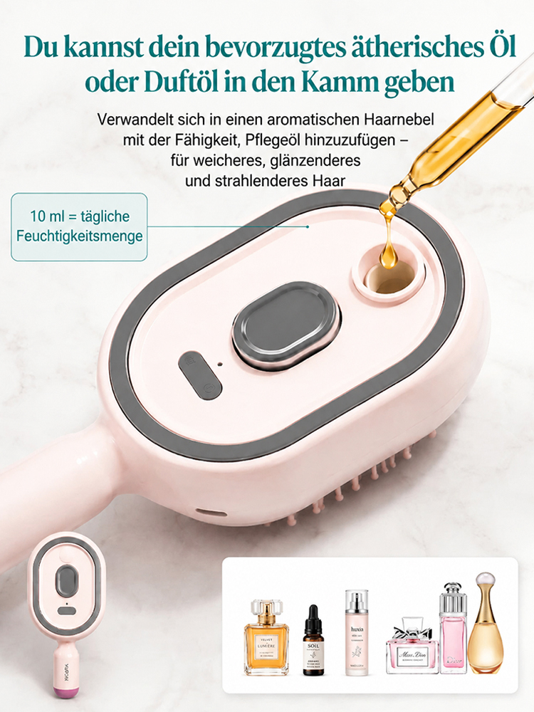 Klier ✨ Dampfhaarbürste | 30s Glättung | Stoppt Haarausfall | Nebel-Pflege ✅