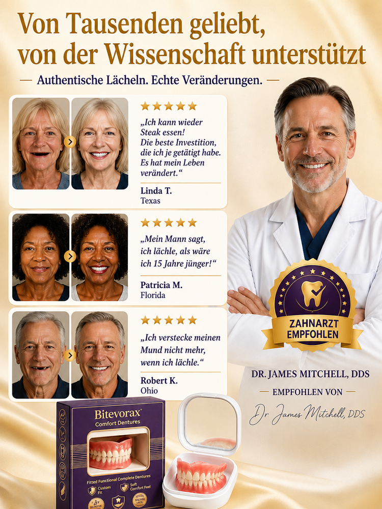 Komplettes Zahnprothese-Set