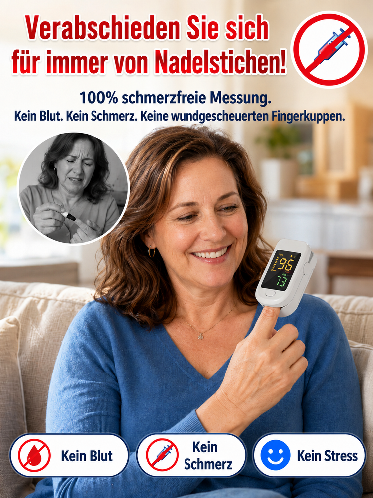 Tragbares Zuhause Blut Sauerstoff