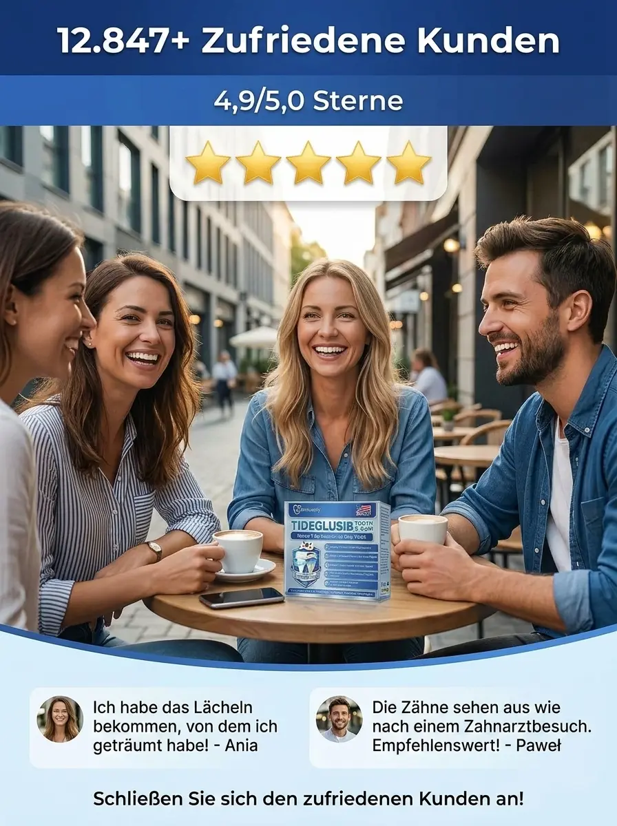 【🦷 Zahnrettung in 60 Sek. 🦷】Smarte Dental-Stripes: Heilt Zahnfleisch & festigt Zähne! ✨