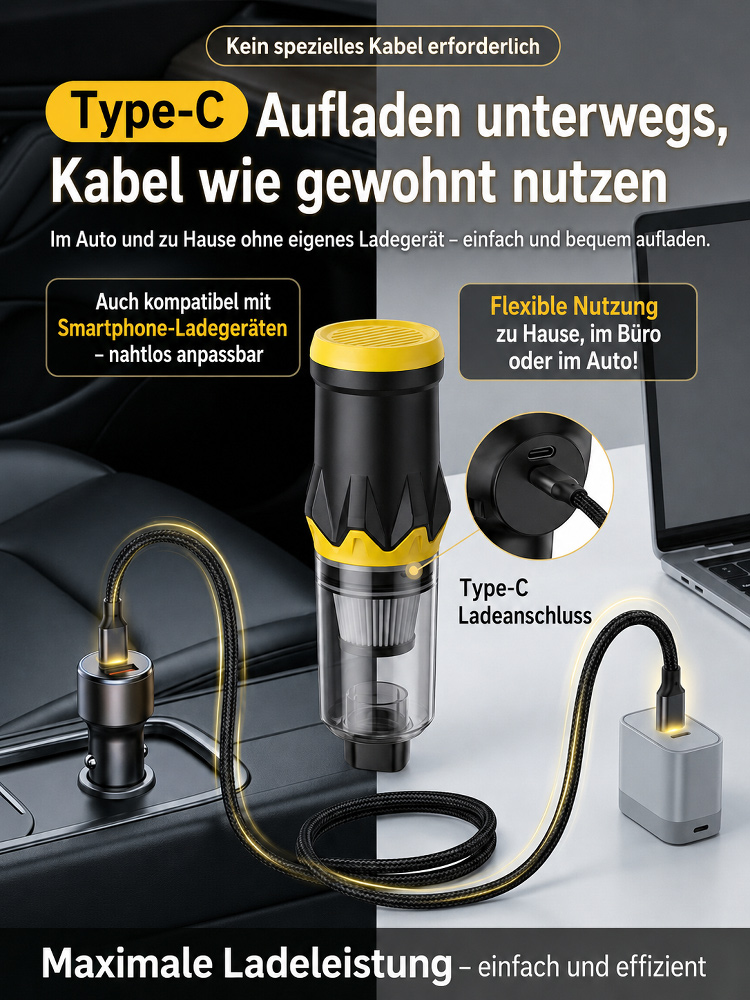 【✨ ATU-Experten-Tipp ✨】Profi-Autosauger: 20.000 Pa für blitzsaubere Innenräume! 🏎️