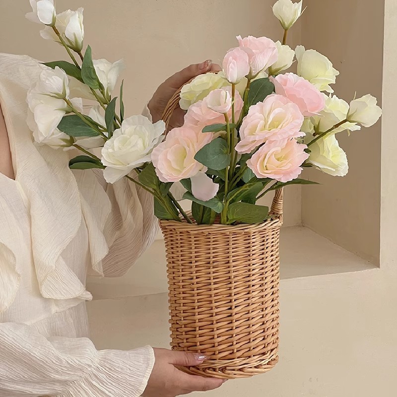 künstliche Lisianthusblüten