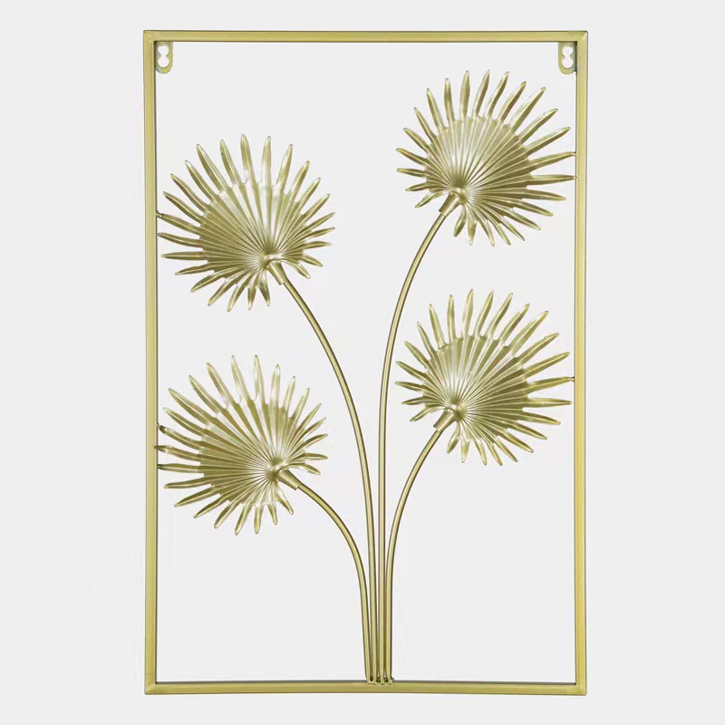 Moderner dekorativer Wandbehang aus Metallblatt