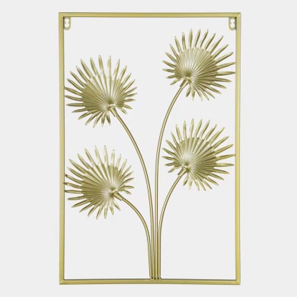 Moderner dekorativer Wandbehang aus Metallblatt