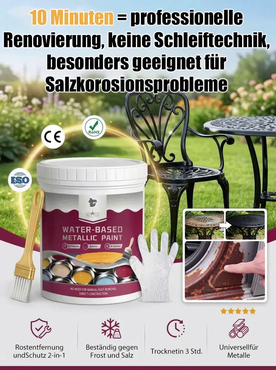 【🏆 OBI-Bestseller 🏆】Der Premium-Rostumwandler: Sofort-Schutz für Ihr Metall! 🛡️