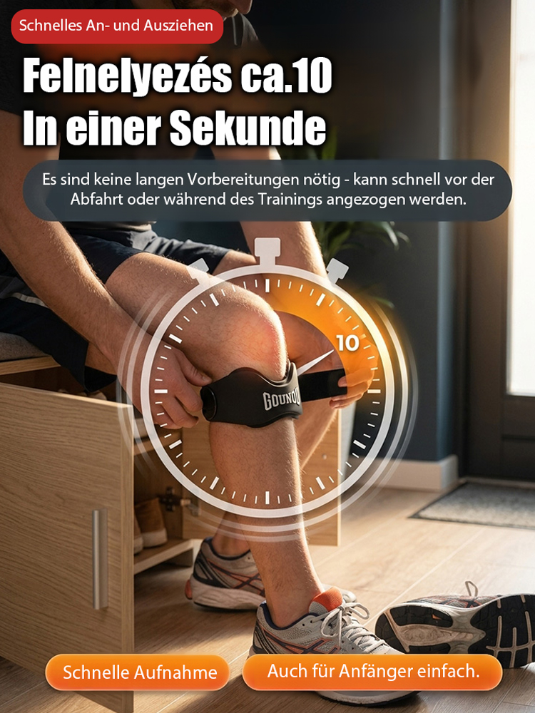 【⚽ DFB-Profi-Niveau ⚽】Medizinisches Knieband: Reduziert Schmerzen um 80%! ✨
