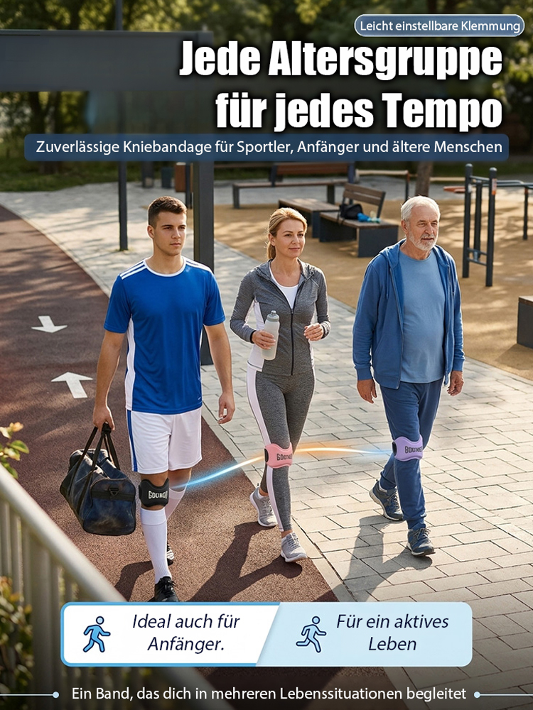 【⚽ DFB-Profi-Niveau ⚽】Medizinisches Knieband: Reduziert Schmerzen um 80%! ✨