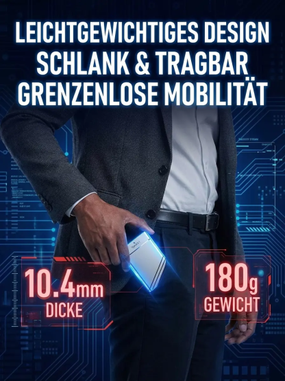⚡ 1000 MB/s Geschwindigkeit! Übertragen Sie drei 4K-Filme in nur einer Sekunde. Deutsche 32-TB-Pro-SSD zum Preis eines Biers! 🏆