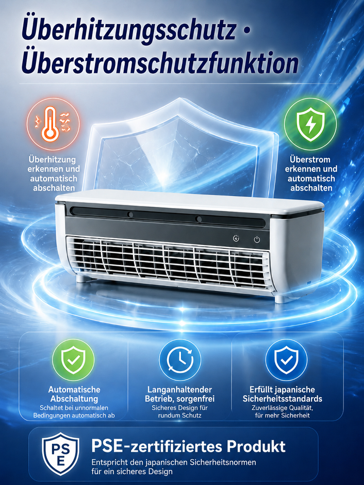 【Mobil einsetzbar】Fraunhofer Institut Edition 4-in-1 Multifunktions-Klimaregler
