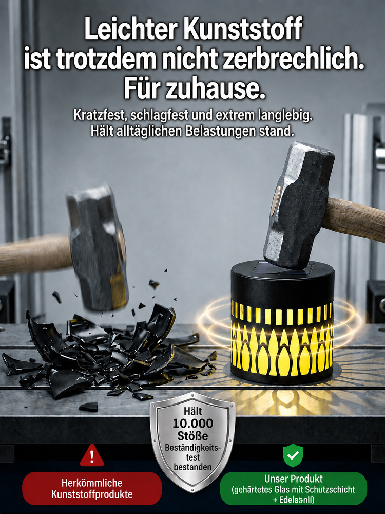 【100 Jahre Lebensdauer】Dandala Solar-Gartenleuchten – keine Installation erforderlich