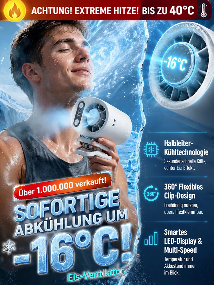 【30 Tage risikofreie Geld-zurück-Garantie&10 Jahre Garantie inklusive】Halbleiter-Kühlklammerlüfter