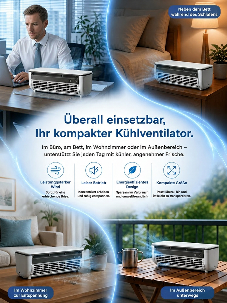 【Mobil einsetzbar】Fraunhofer Institut Edition 4-in-1 Multifunktions-Klimaregler