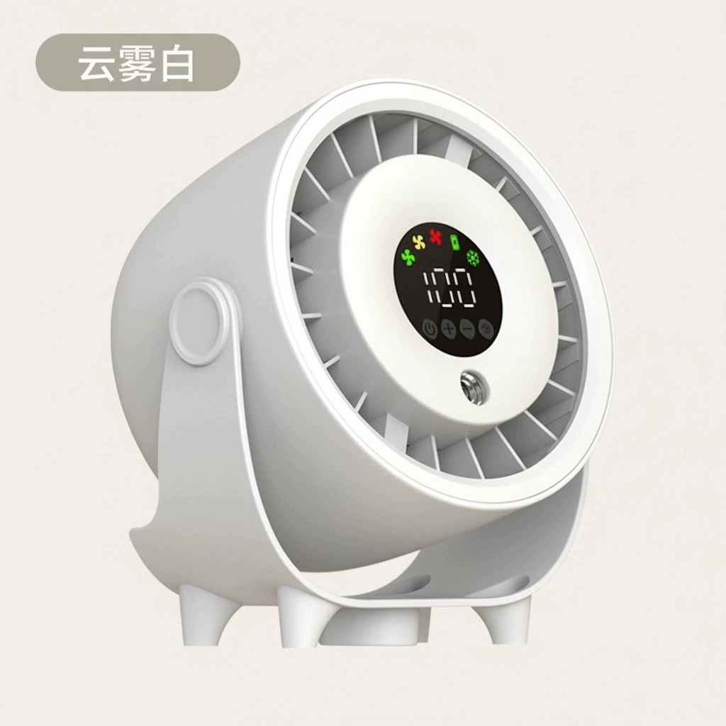 【Neuer Desktop-Sprühventilator】❄️Schnellkühlung: In 1 Minuten spürbar kühler | Keine Klimaanlage erforderlich – selbst bei 40 °C Hitze!