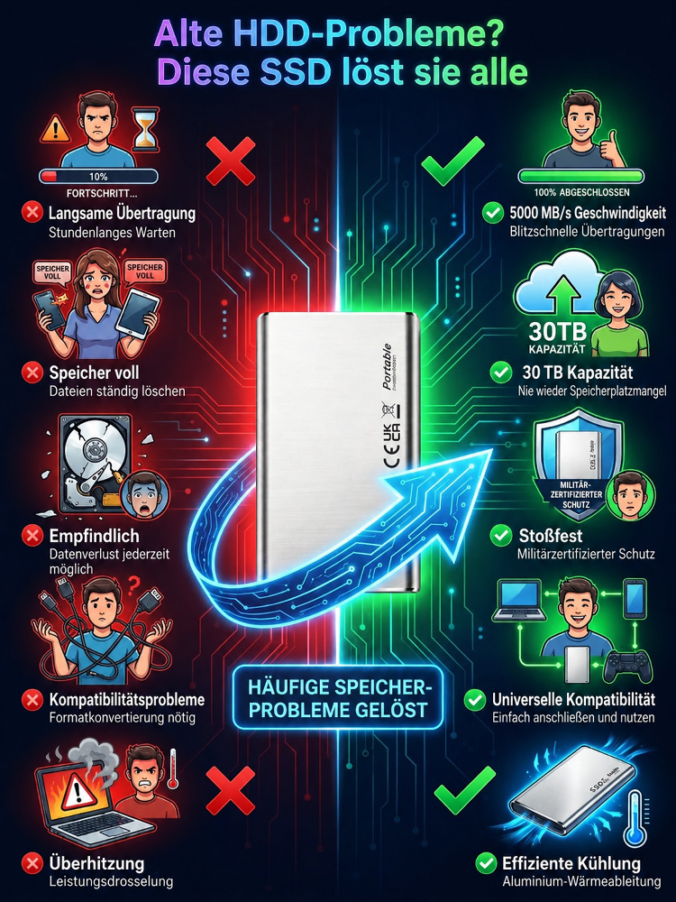  Neue Generation von ultradünnen, hochkapazitiven und schnellen SSDs