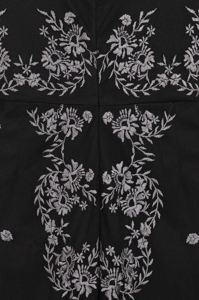 Embroidered Hanky Hem Dress