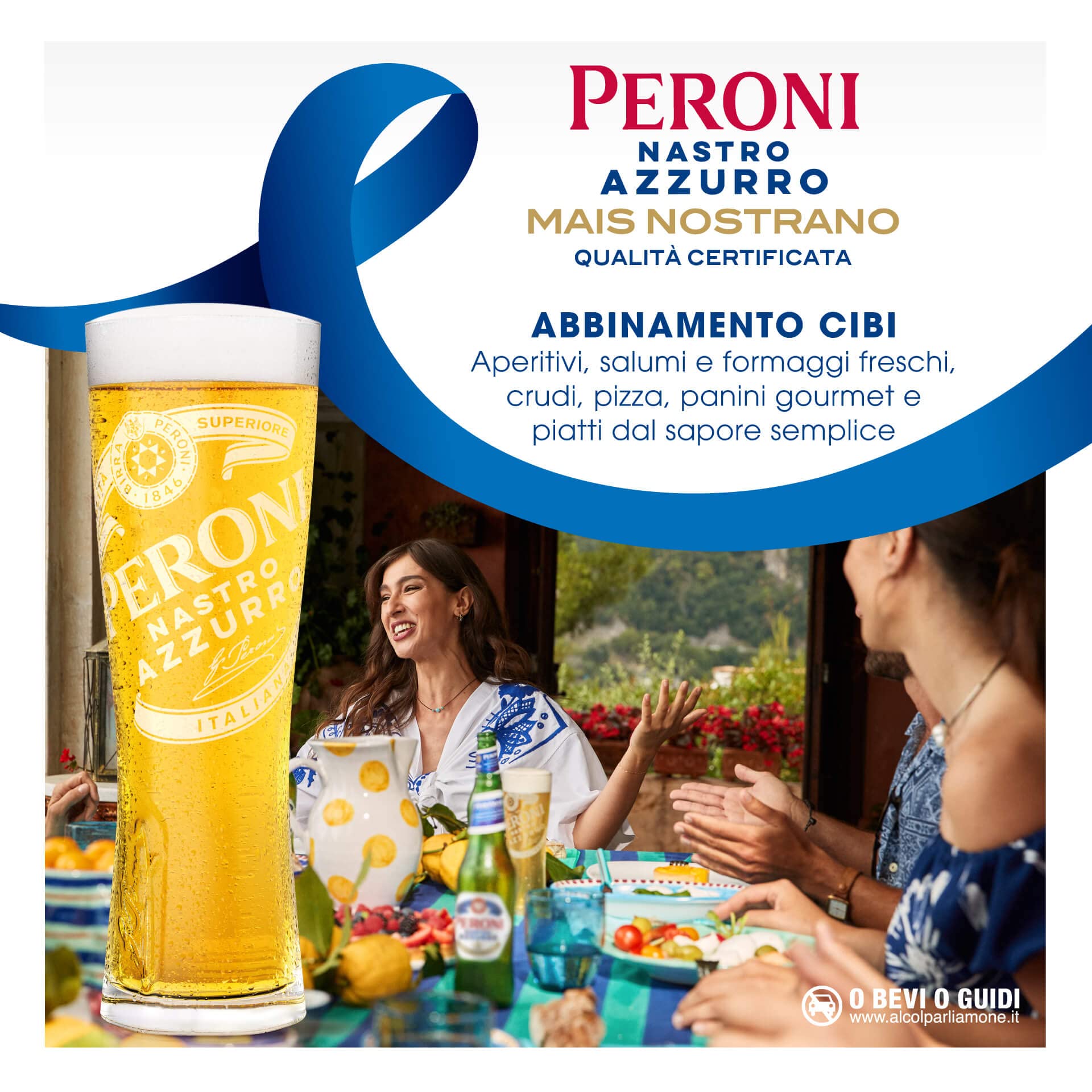 Peroni Nastro Azzurro Cassa con 12 Bottiglie di Birra Premium Lager da 62 cl, A Bassa Fermentazione, Gusto Rinfrescante e Rigenerante, Gradazione Alcolica 5% Vol