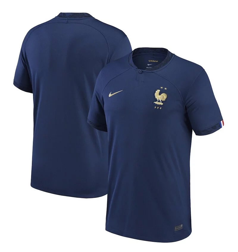 2022 France National Team Home Stadium Jersey