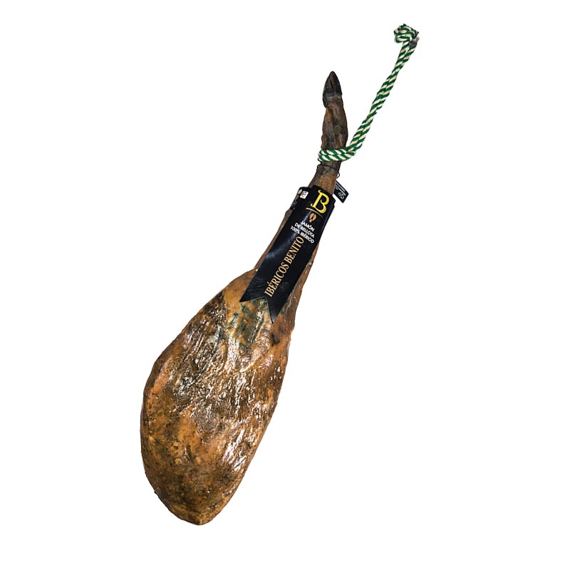 Jamón de Bellota 100% Raza Ibérica Benito + Regalo Salchichón Ibérico Bellota 500 gr