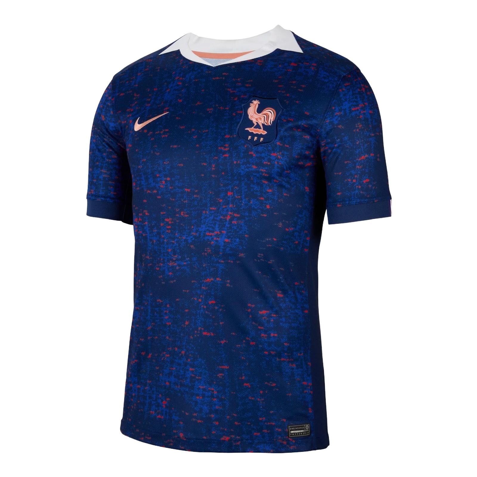 France Women's National Team 2025 Euro Cup Men's Fan Version Home Jersey