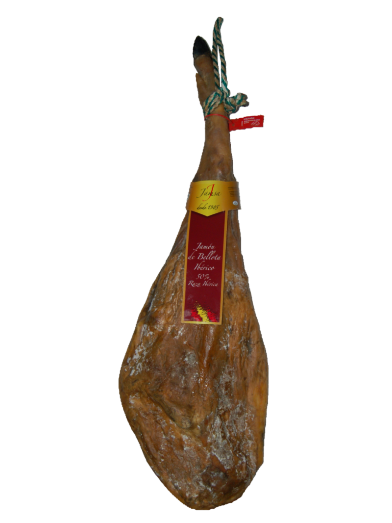 JAMON BELLOTA IBÉRICO 50% RAZA IBÉRICA JAMSA