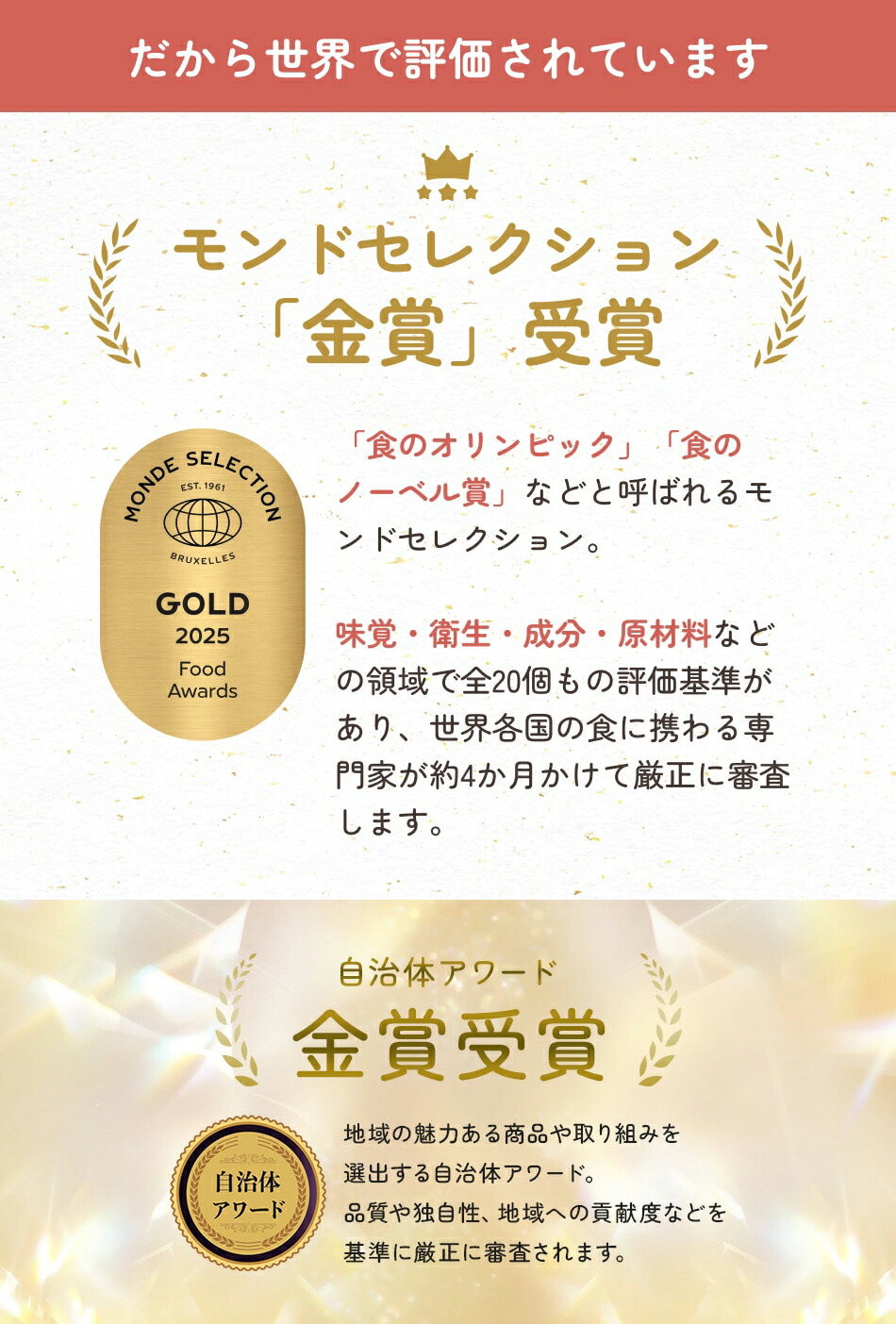 モンドセレクションと自治体アワード