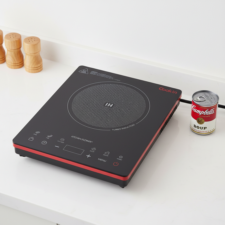 쿠킨 터보3 인덕션 전기레인지 1구