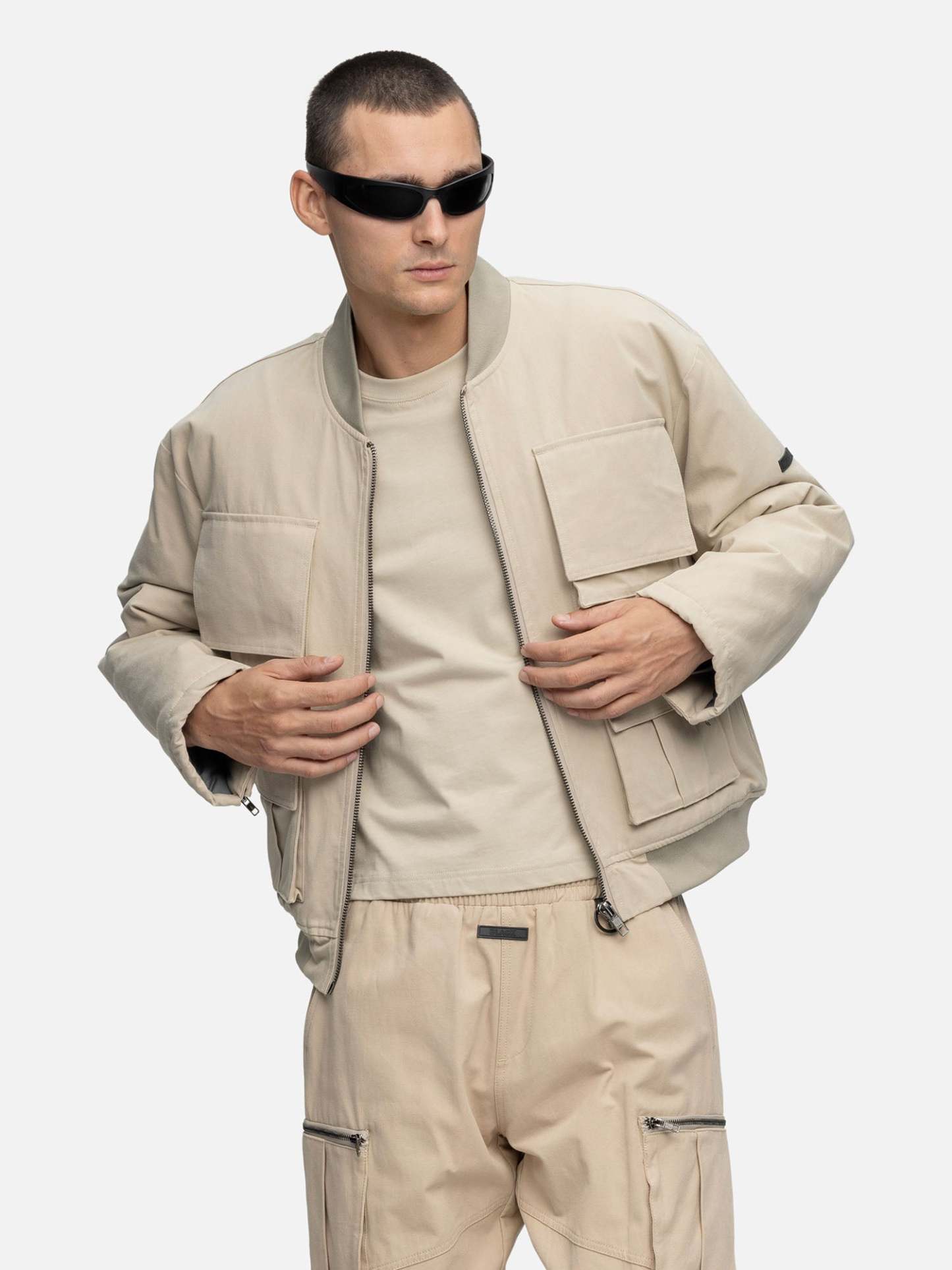 FUNCTIONAL BOMBER JACKET BIRCH