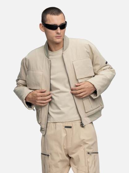 FUNCTIONAL BOMBER JACKET BIRCH
