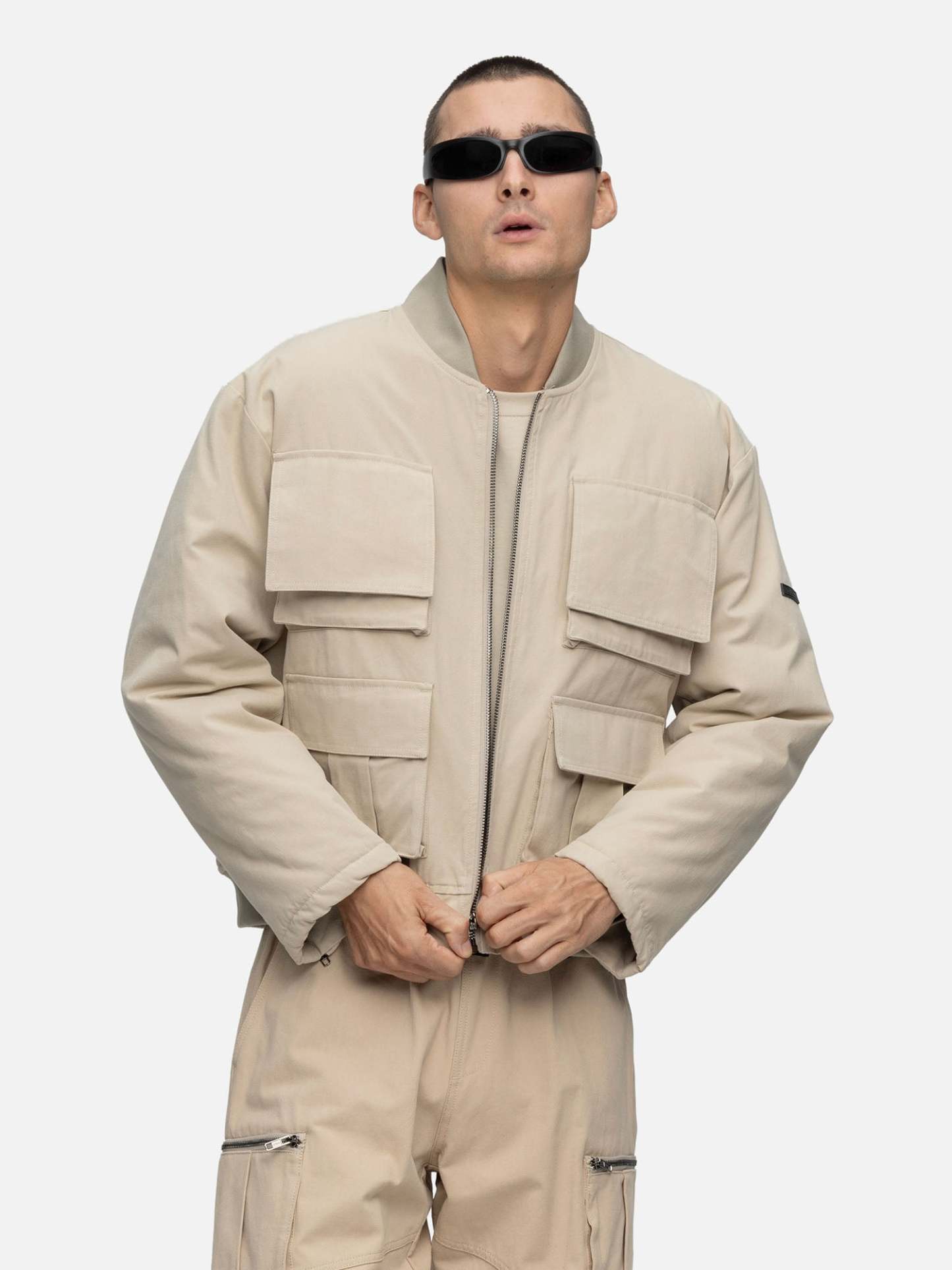 FUNCTIONAL BOMBER JACKET BIRCH