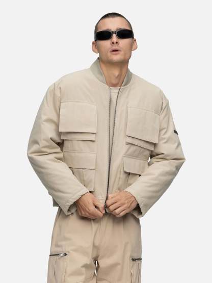 FUNCTIONAL BOMBER JACKET BIRCH