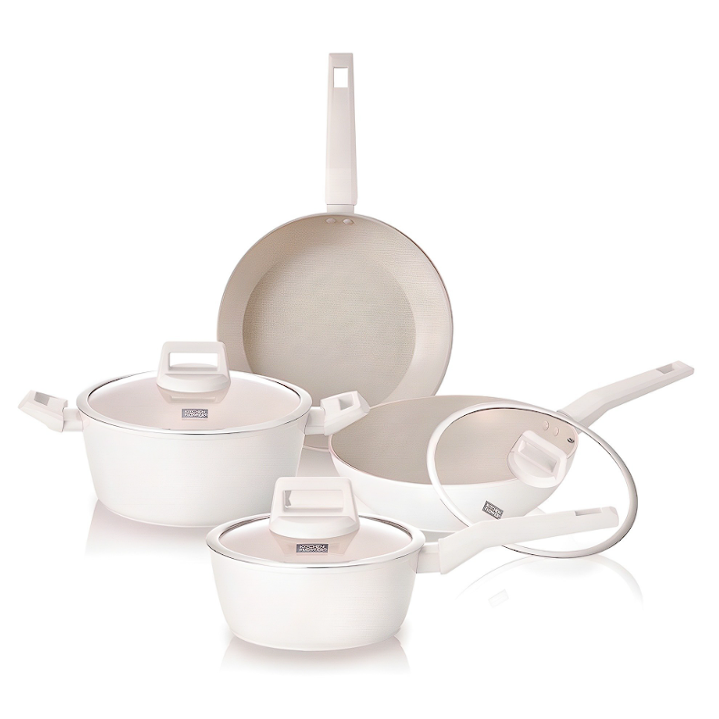 쿠킨 인덕션 그린우드 프라이팬 냄비 세트